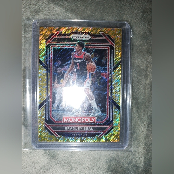 Bradley Beal RARE Numbered Prizm Monopoly NBA Card - Picture 4 of 4